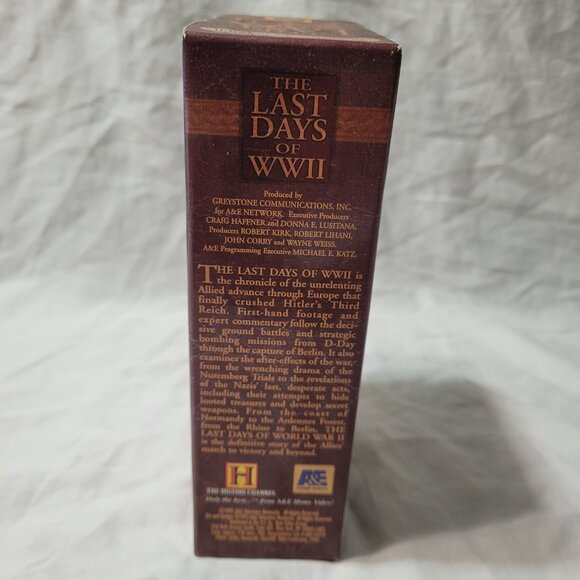 The Last Days of WWII VHS Box Set A&E Home Video History Channel World War VTG - Picture 5 of 9